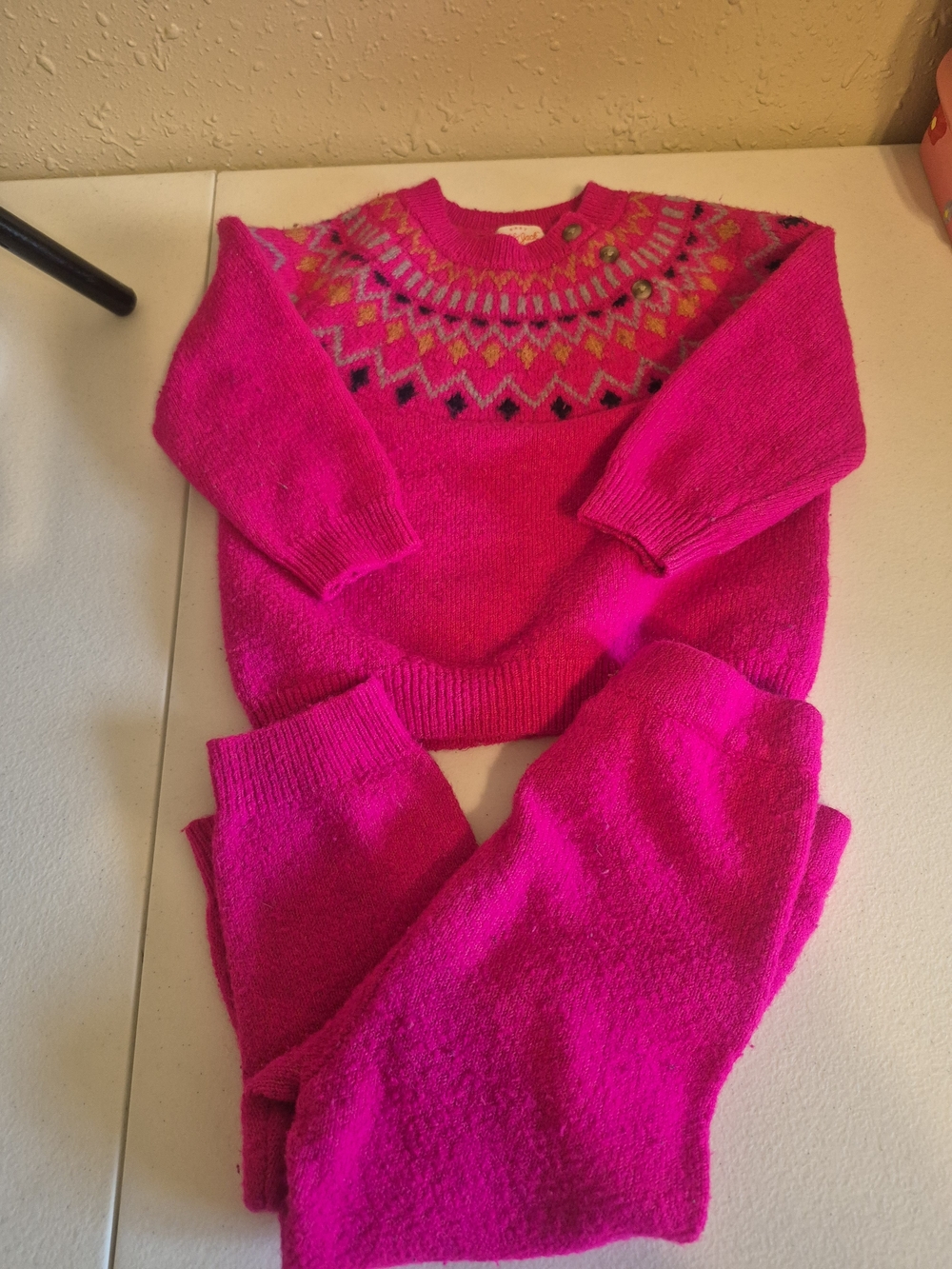 Boho Cat & Jack Sweater Set With Leggings 12 Months